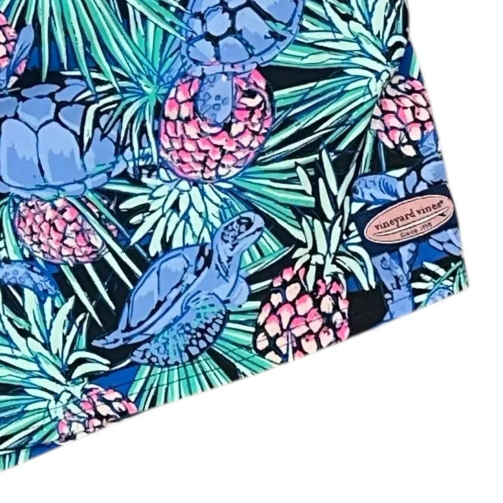 Vineyard Vines Chappy Bathing‎ Suit Swim Trunks Sea Turtles XXL Ocean Beach Pool